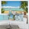 Designart - Palms at Caribbean Beach - Seashore Photo Canvas Art Print